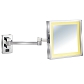 Wall mount lighted cosmetic mirrors